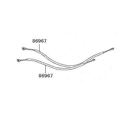 OEM Mitsubishi Parts, OEM Mitsubishi Heater Control Equipment Wire | 2003-2007 Mitsubishi Lancer Evolution 8/9 (MR513273)