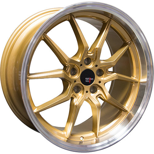 Option Lab Wheels, Option Lab S409 Series 18x9.5in. 5x4.5 35 mm. Offset Wheel (L09-89565-35-MGM)