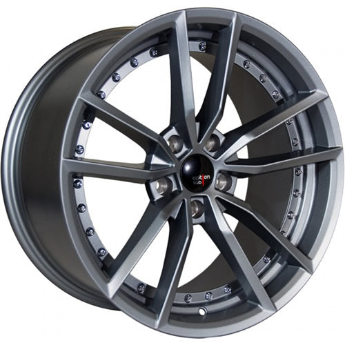 Option Lab Wheels, Option Lab S409 Series 18x9.5in. 5x4.5 35 mm. Offset Wheel (L09-89565-35-MGM)