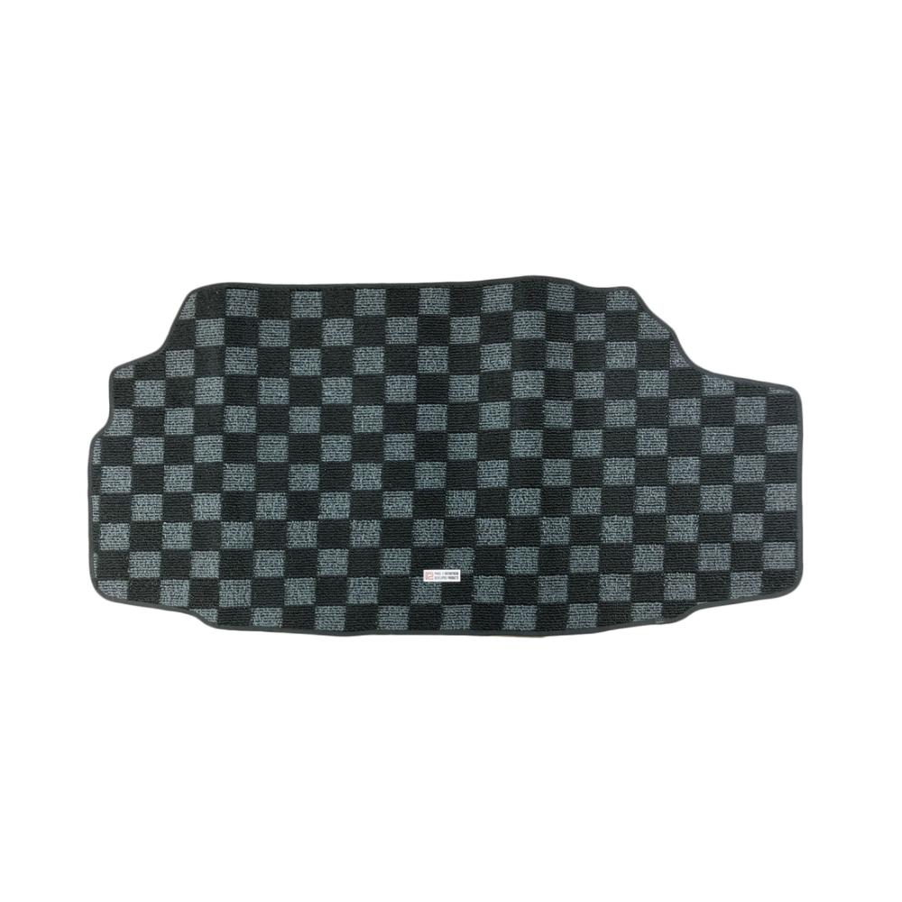 Phase 2 Motortrend, P2M Checkered Race Floor Mats | 1995-1998 Nissan S14 240SX (P2-CPTNS14DGTR-TP)