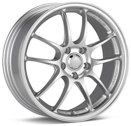 Enkei, PF01 15x7 4x100 41mm Offset Silver Wheel by Enkei