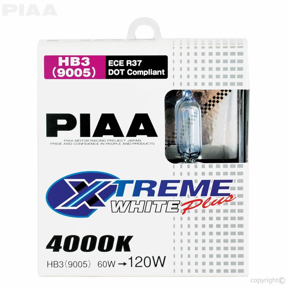 PIAA, PIAA 9005/HB3 Xtreme White Plus Halogen Bulbs - High Beam | EVO/DSM Multiple Fitments (19615)