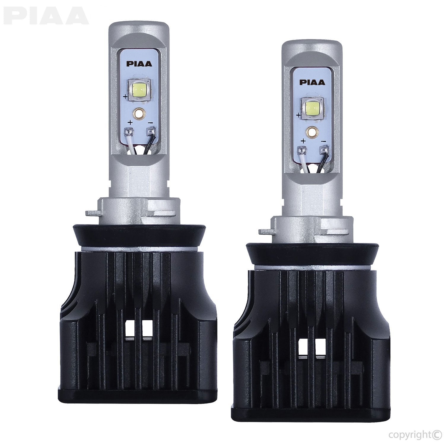 PIAA, PIAA H11 High Output LED Bulbs - 6000k Twin Pack (17202-H11)