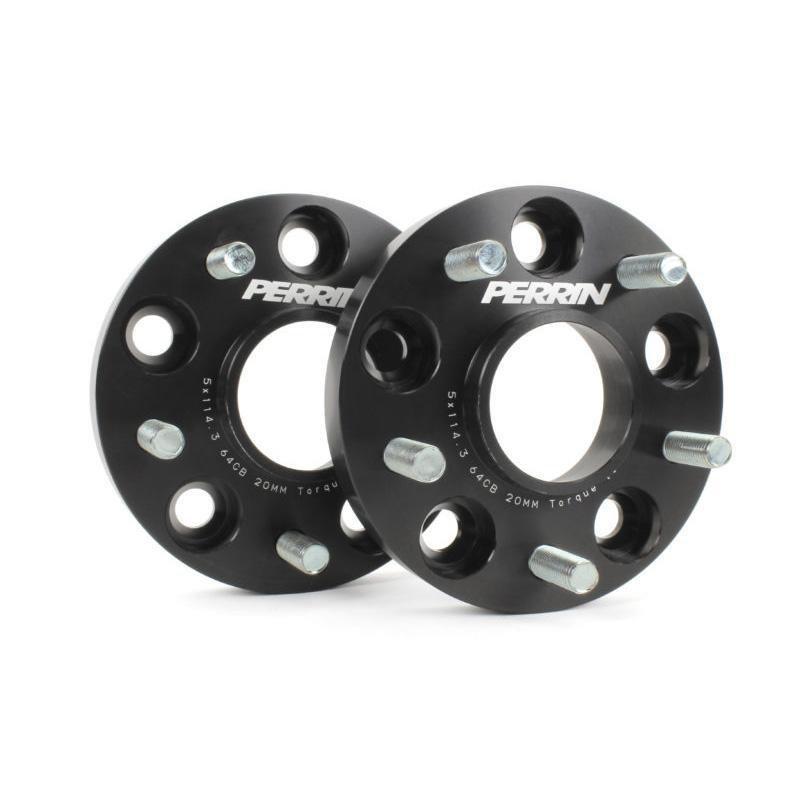 Perrin Performance, Perrin 20mm Wheel Spacers | 2017-2021 Honda Civic Si (PHP-WHL-020BK)