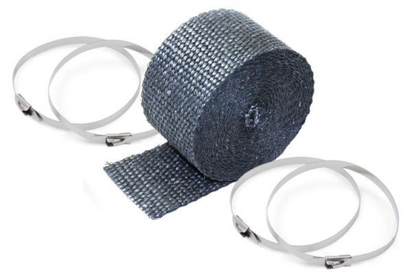 DEI, Pipe Wrap and Locking Ties Kit 2 in x 25 ft - Titanium w/ 4 Locking Ties by DEI