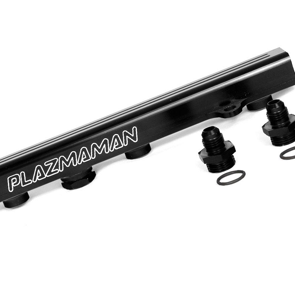 Plazmaman, Plazmaman 6-Injector Billet Fuel Rail | 2008-2021 Nissan GT-R (PZFR-GTR-FRAIL-BLK)