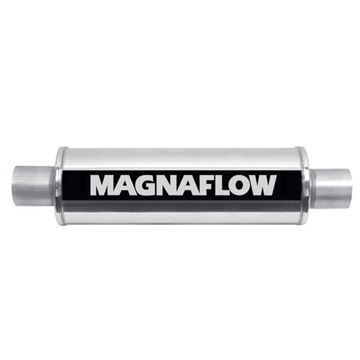 Magnaflow, Polished Stainless Steel Muffler MAG 430SS 5x5x14 3.00 20" C/C by MagnaFlow