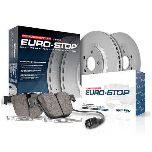 Power Stop, Power Stop 00-01 Audi A6 Quattro Front Euro-Stop Brake Kit (ESK886)