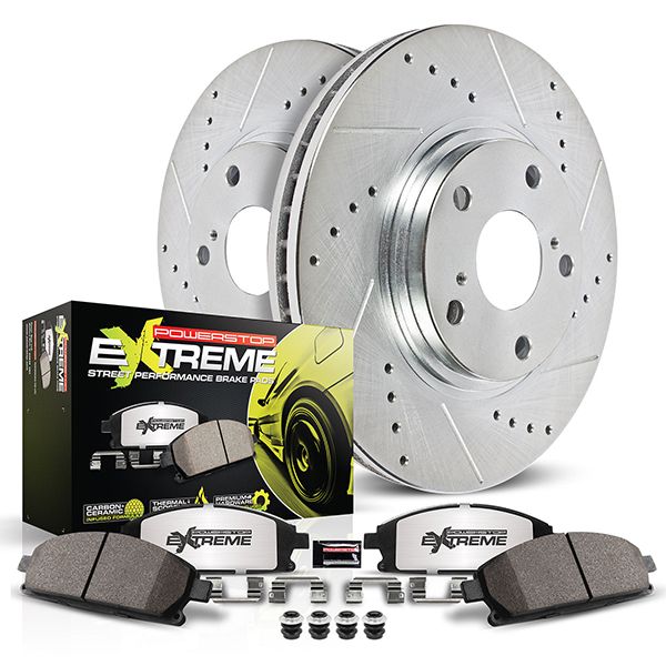 Power Stop, Power Stop 00-01 Audi A6 Quattro Front & Rear Z26 Street Warrior Brake Kit (K890-26)