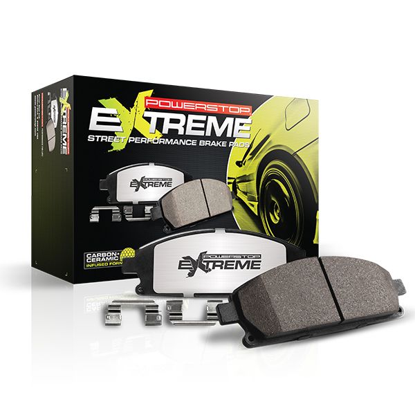 Power Stop, Power Stop 00-01 Audi A6 Quattro Front Z26 Extreme Street Brake Pads w/Hardware (Z26-839)