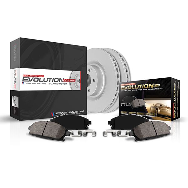 Power Stop, Power Stop 03-07 Honda Accord Front Z17 Evolution Geomet Coated Brake Kit (CRK2558)