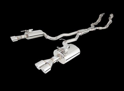 Varex Muffler / XForce Exhaust, X-Force Twin 3" Stainless Steel High Flow Cat-Back Exhaust System | 2008-2009 Pontiac G8 GT 6.0L & GXP 6.2L (ES-VE06-03)