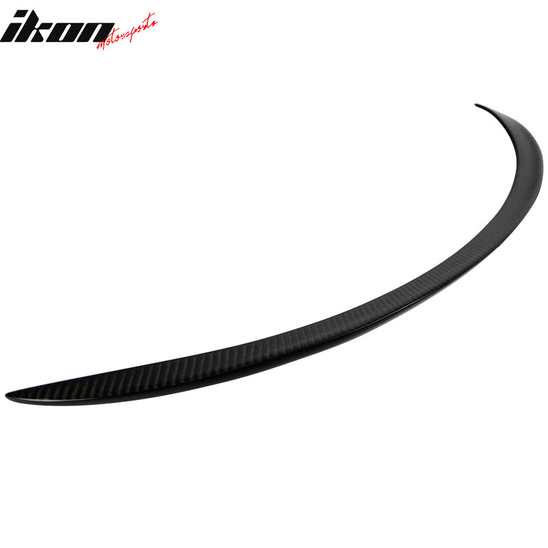 Ikon Motorsports, 13-19 Benz W117 C117 CLA-Class M3 Style Rear Spoiler Wing Carbon Fiber