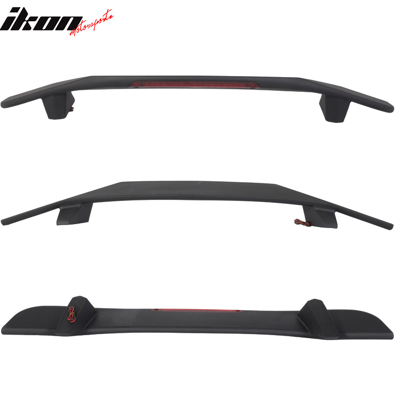 Ikon Motorsports, 2006-15 Mazda Miata MX5 Convertible Rear Spoiler Wing LED Brake Light