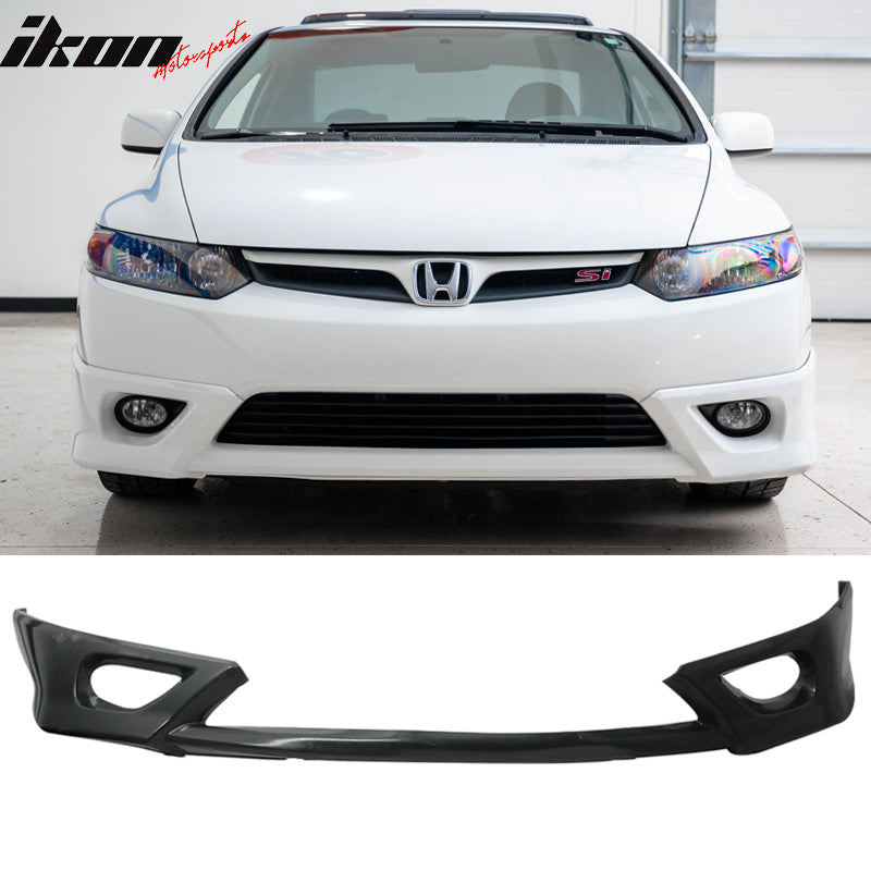 Ikon Motorsports, 2006-2008 Honda Civic Coupe HF-P Style Unpainted Front Lip Splitter PU