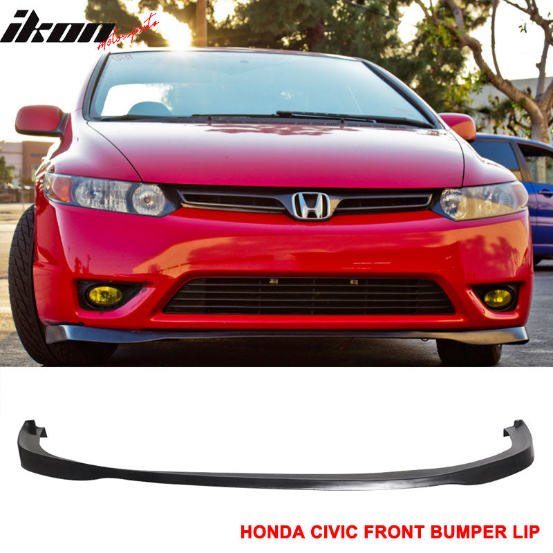 Ikon Motorsports, 2006-2008 Honda Civic EK Coupe 2DR SIR Type Unpainted Front Bumper Lip