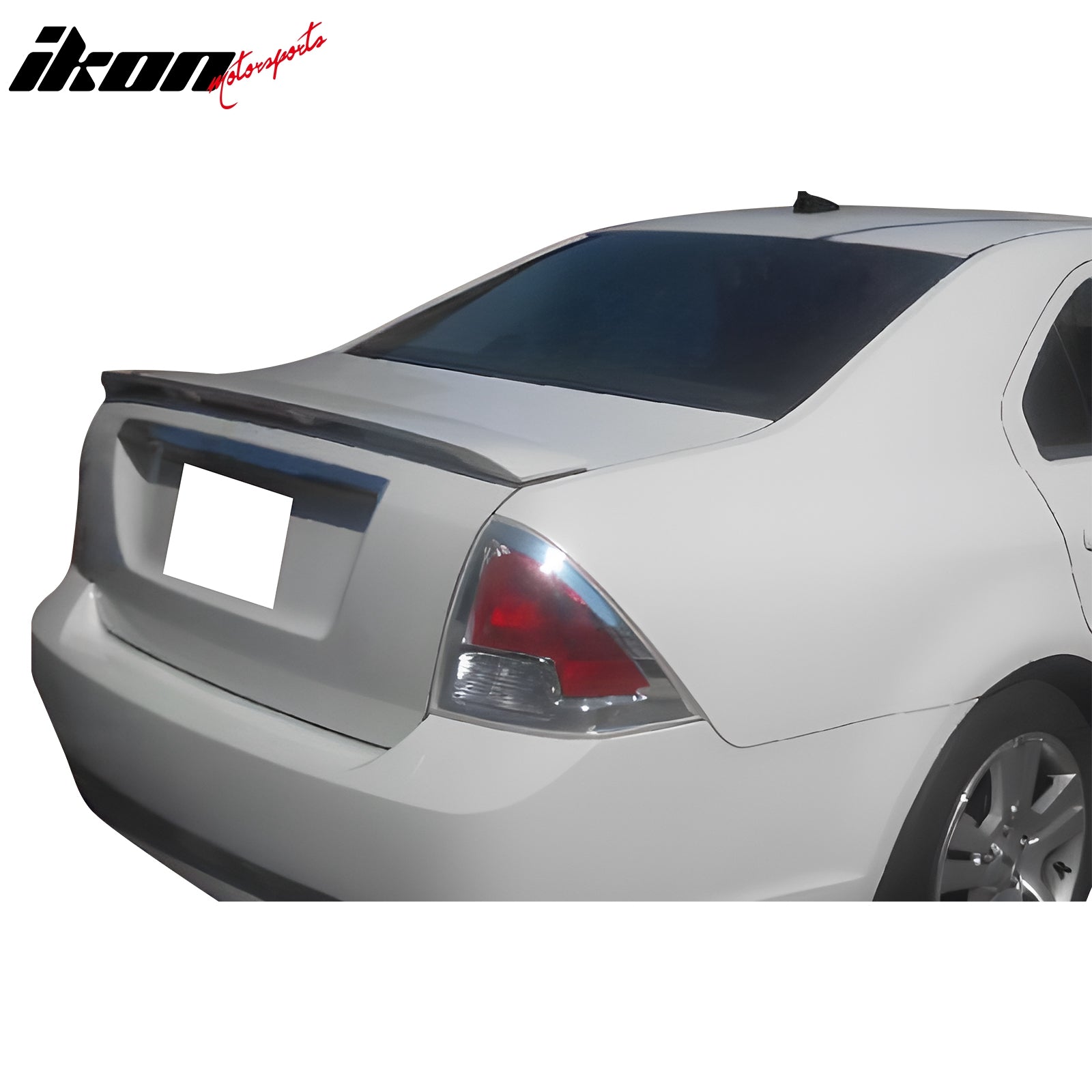 Ikon Motorsports, 2006-2012 Ford Fusion/Mercury Milan Rear Trunk Spoiler Wing Lip w/ LED