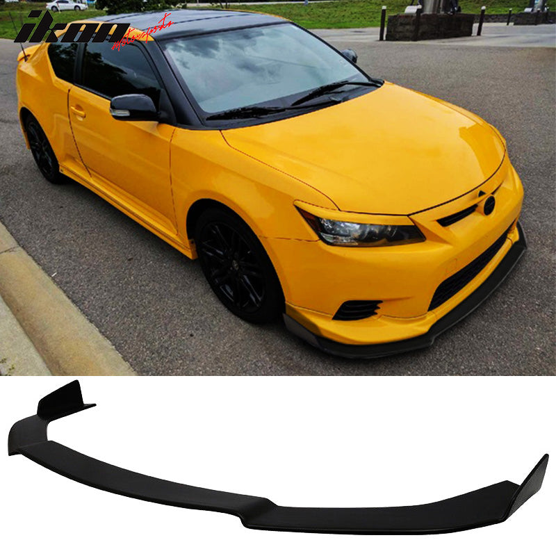 Ikon Motorsports, 2011-2013 Scion TC V1 Style Front Bumper Lip Chin Spoiler Splitter PU